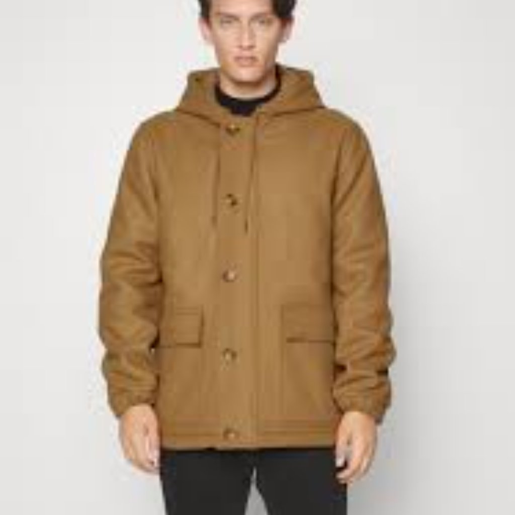 Nwt: Sandro Camel H21 Deck Jacket Size Xxl